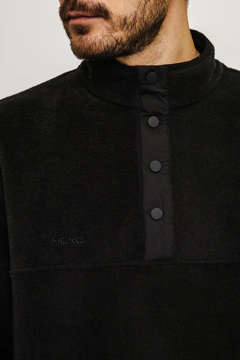 Анорак мужской, цвет "Чёрная скала"