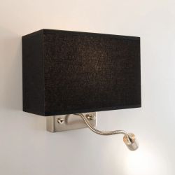 Citiluх Декарт CL704301 Бра с чёрным абажуром и диммером