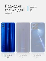 Чехол ROSCO для Honor 8X оптом (арт. HW-H8X-COLOURFUL-BLACK)