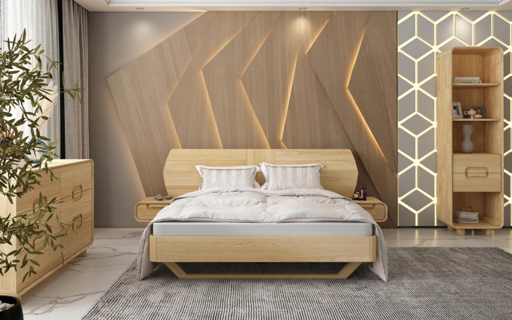 Стеллаж из массива дуба Deo-3