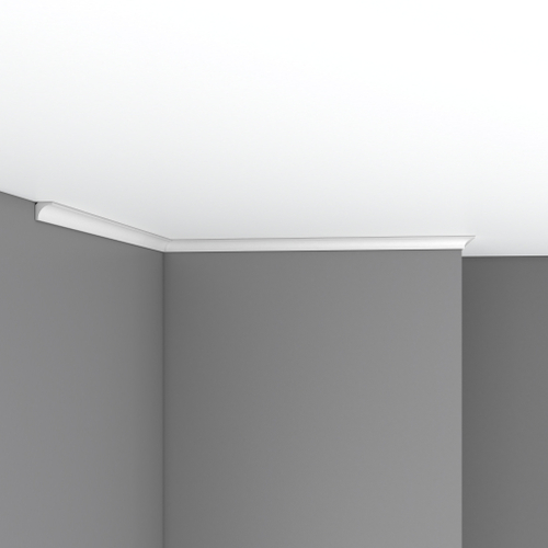 Плинтус потолочный гладкий Decomaster 96240 16х16х2400мм