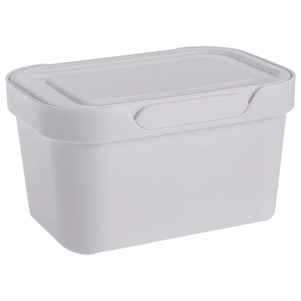 ЯЩИК С КРЫШКОЙ УНИВЕРСАЛЬНЫЙ LUXE, 189х110 ММ, 1,9Л (Светло-серый)