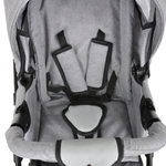 PITUSO Коляска 2 в1 Nino  короб+прогулка Silver Mountain+Кожа Grey