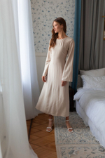 Платье Кейт для беременных и кормящих, Бежевый