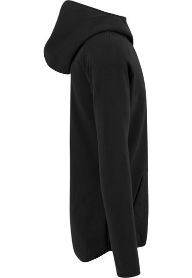 Толстовка URBAN CLASSICS Athletic High Neck Interlock Zip Hoody (Черный (Black)