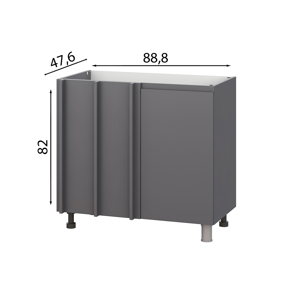 Стол угловой 1 м Денвер С 1000у