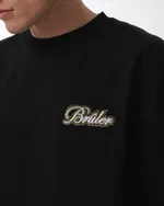 Купить Футболка Bruler d'Amour Torn черная Футболка Bruler d'Amour Torn черная