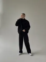Брюки One Two Wide Sweatpants черные