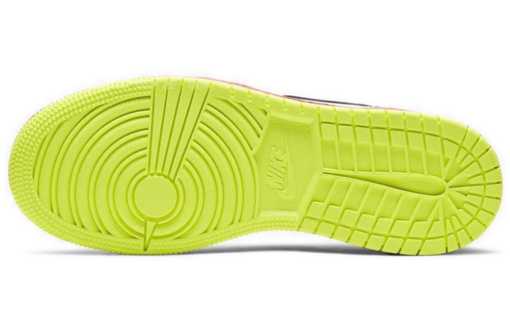 Jordan 1 Low Multi-Color Midsoles White GS