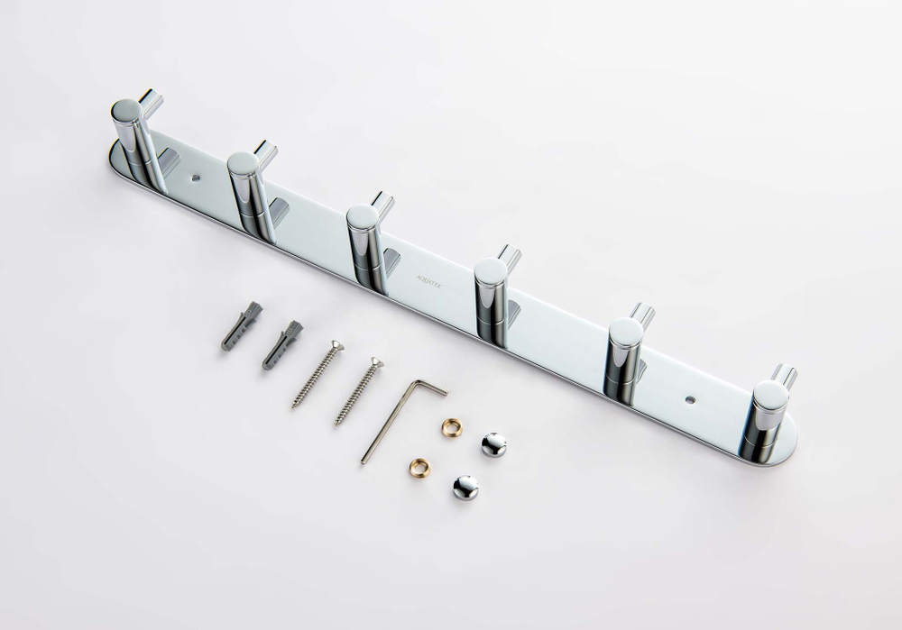 Планка с 6 крючками AQUATEK AQ4124CR ЕВРОПА