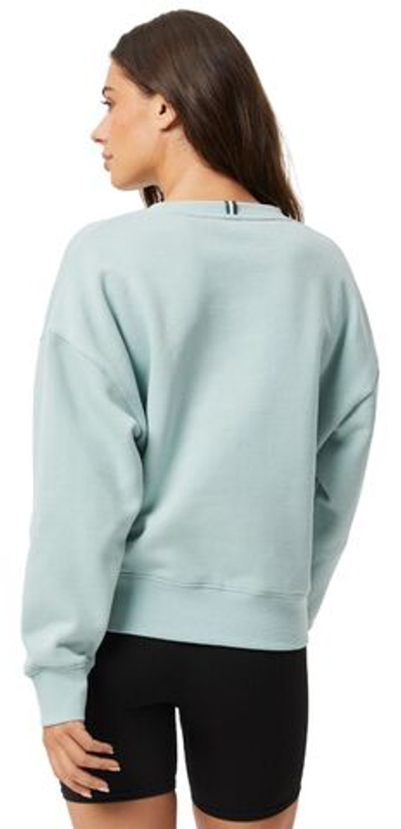 Женская теннисная куртка Bjorn Borg Ace Boyfriend Crew - grey mist