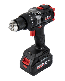 Дрель-шуруповерт аккум ударный ELITECH CD 20 BL2 1шт АКБ 4 Ah 130 Hm (E2201.042.01)