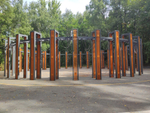 Качели многоместные