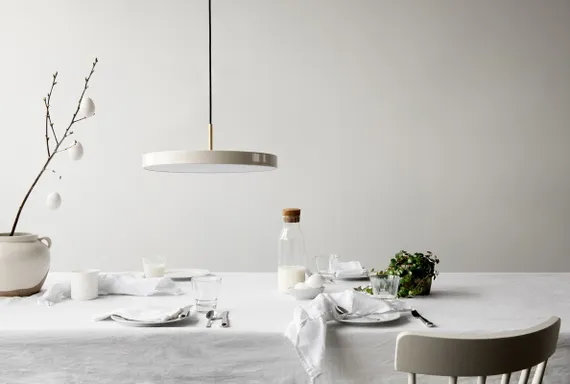 Подвесной светильник "Asteria mini" - Светло розовый - Черный