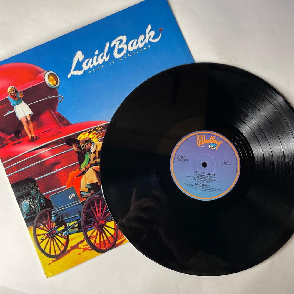 Винтажная виниловая пластинка LP Laid Back Play It Straight (Нидерланды 1985)