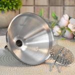 Воронка с фильтром нерж 10,5*13*10,5см "Domestico"