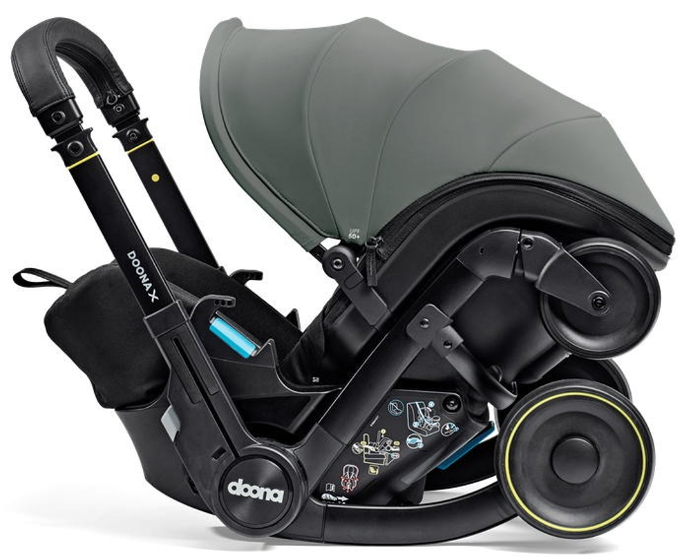 Автокресло-коляска Doona X (0-13 кг), Slate Green