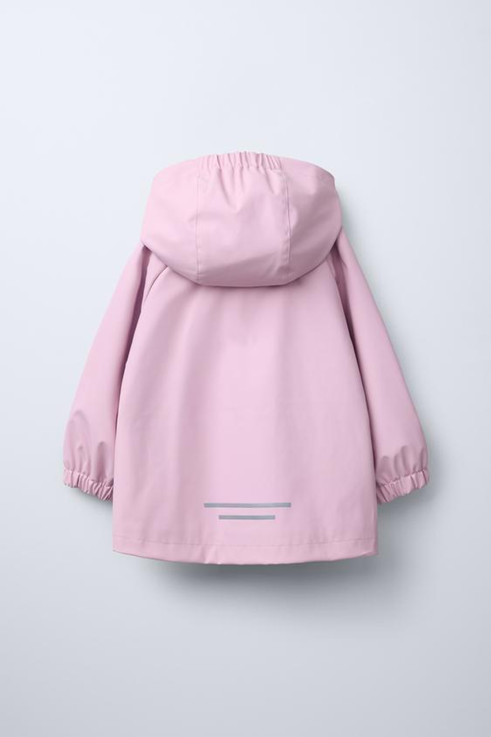 ZARA ПРОРЕЗИНЕННЫЙ ДОЖДЕВИК, РОЗОВЫЙ