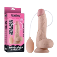 Фаллоимитатор с имитацией семяизвержения Cumming Softee
