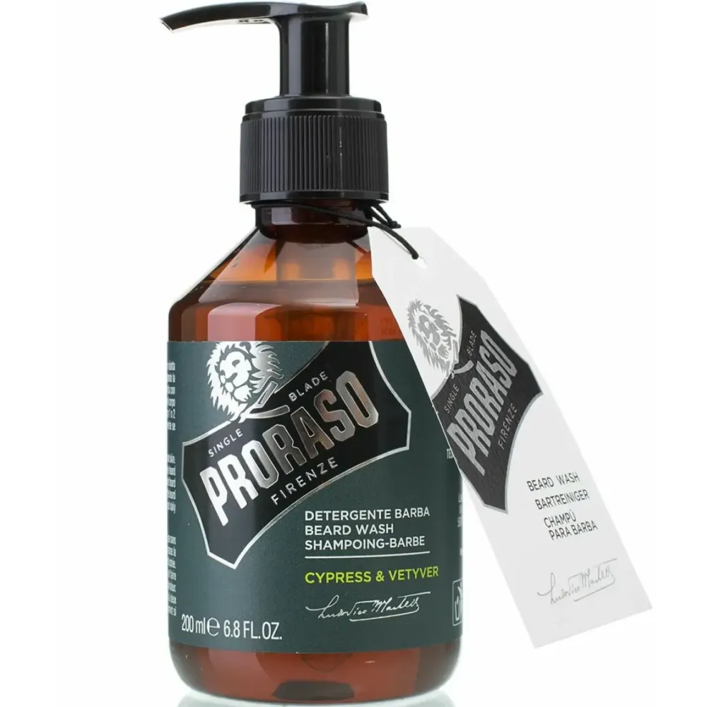 Proraso Шампунь для бороды Cypress&amp;vetyver, 200 мл