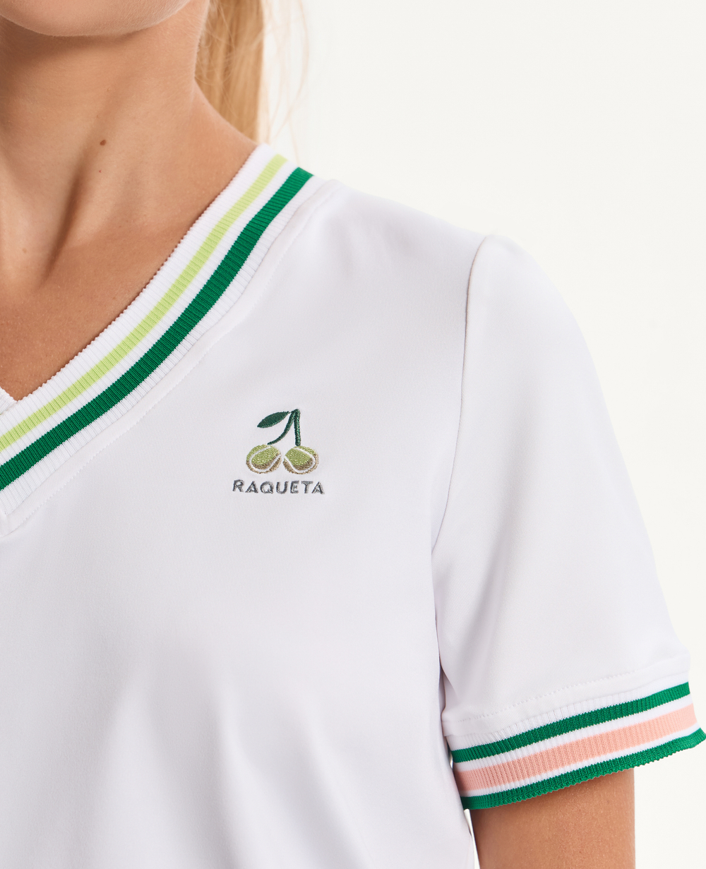 Футболка-поло High-Grade, White and Green