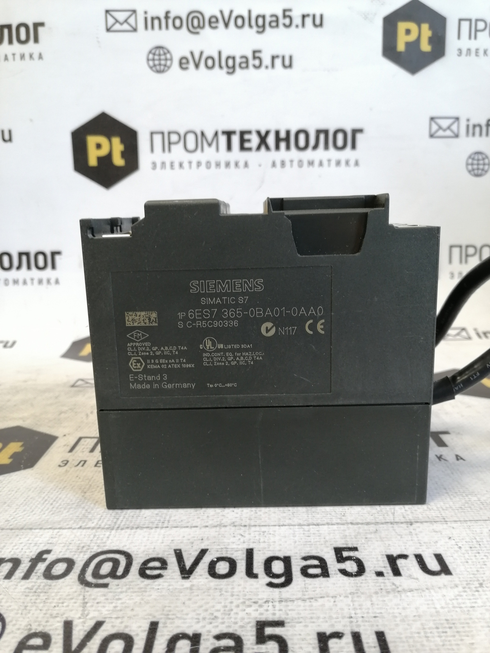 Siemens 6ES7365-0BA01-0AA0 с проводом б/у