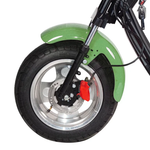 Электроскутер Minako Rex Citycoco 2000w двухколесный зеленый