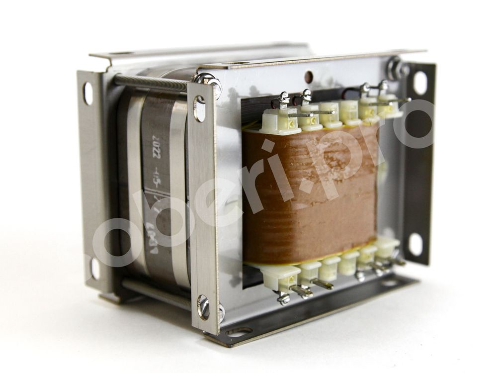 Трансформатор двухтактный выходной 40 Вт на ШЛ сердечнике