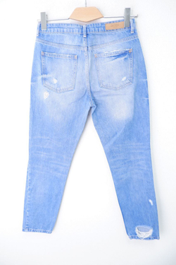 Джинсы Zara с рваным эффектом 42 размер