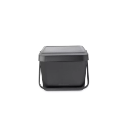 Brabantia - Контейнер для мусора Sort &amp; Go 20л для сортировки, серый / артикул   277726  / GTIN 8710755277726