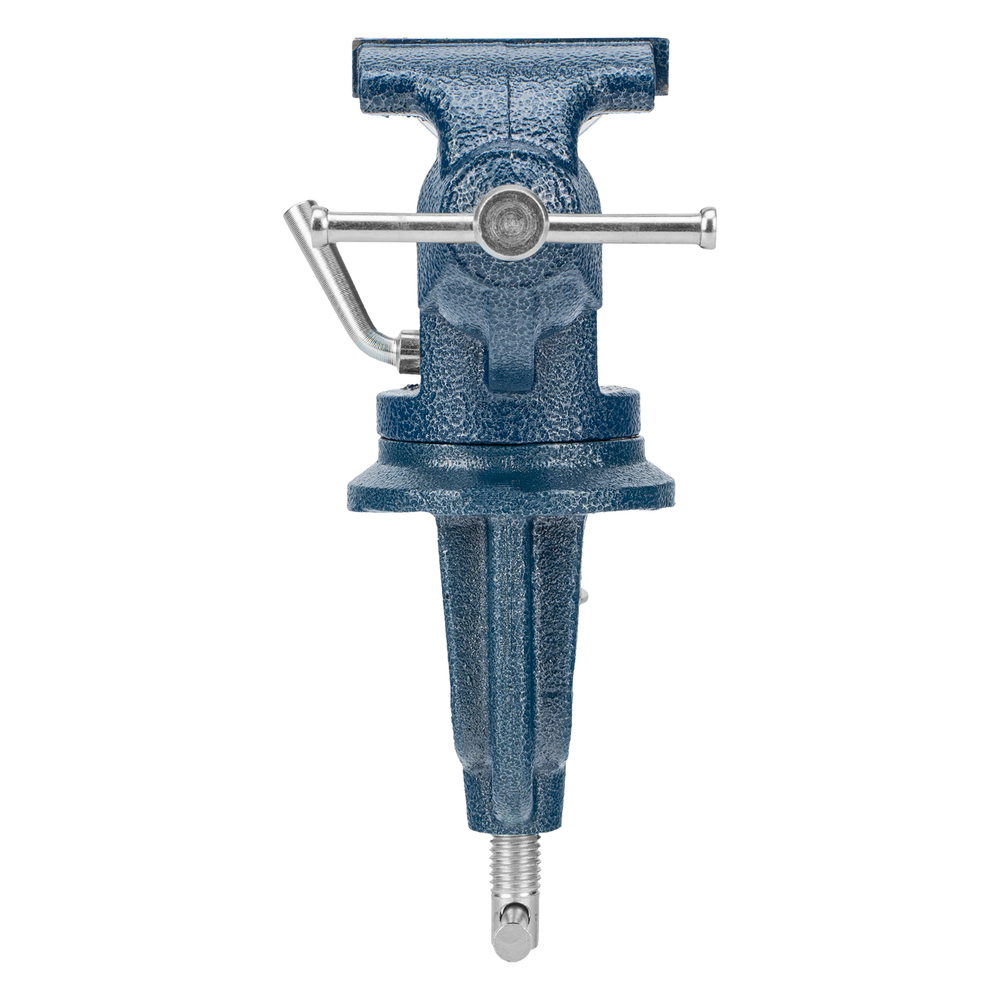 Тиски слесарные, настольные, поворотные, ширина рабочих губок 65 мм, наковальня Сибртех