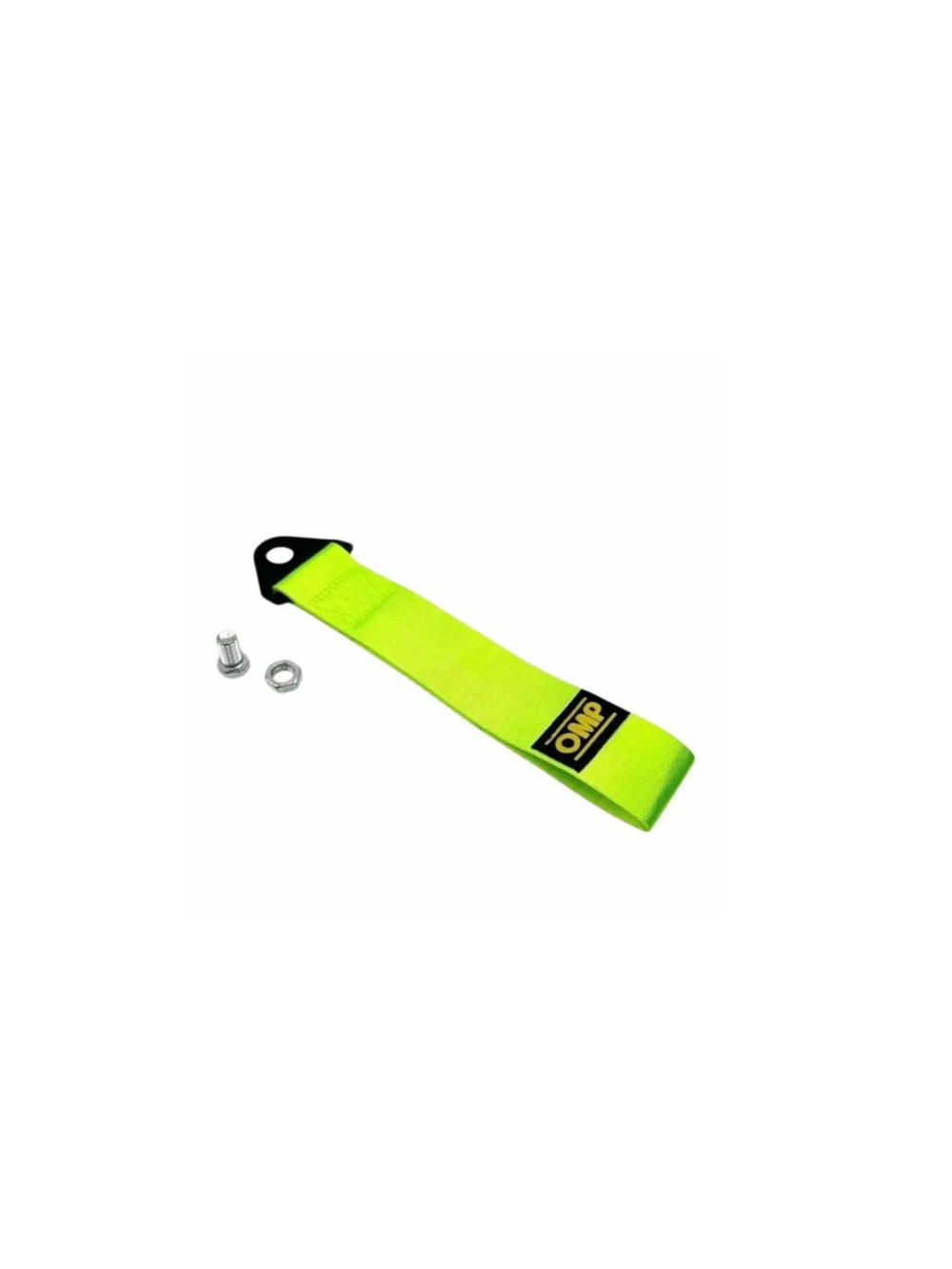 Петля буксировочная универсальная ленточная OMP-Style зеленая