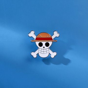 Значок металлический One Piece "Лого", р-р 2,3х2,8 см