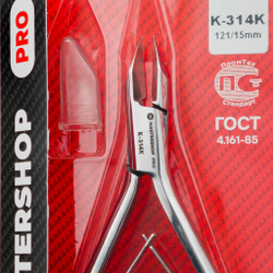 Кусачки для кутикулы K-314K (ЗАТ) топорик 15мм Mastershop PRO