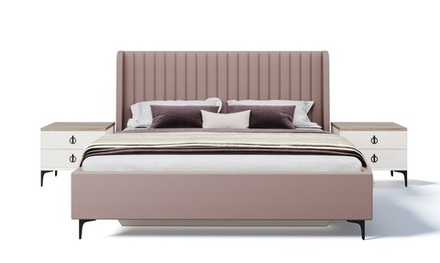 Стелла белый (Эра) Кровать двуспальная 1800мм