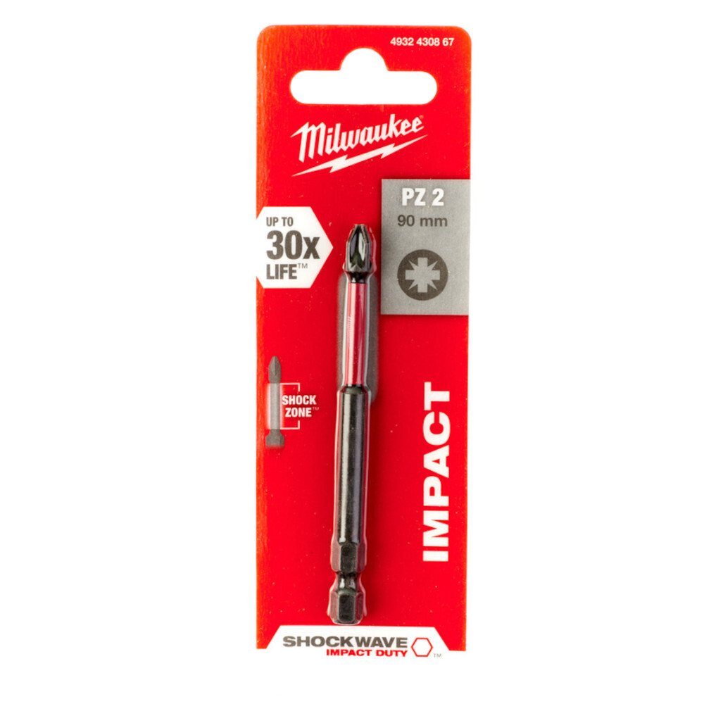 Бита Milwaukee SHOCKWAVE PZ2 90мм