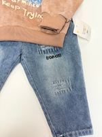 Костюм с джинсами и свитшотом для мальчика