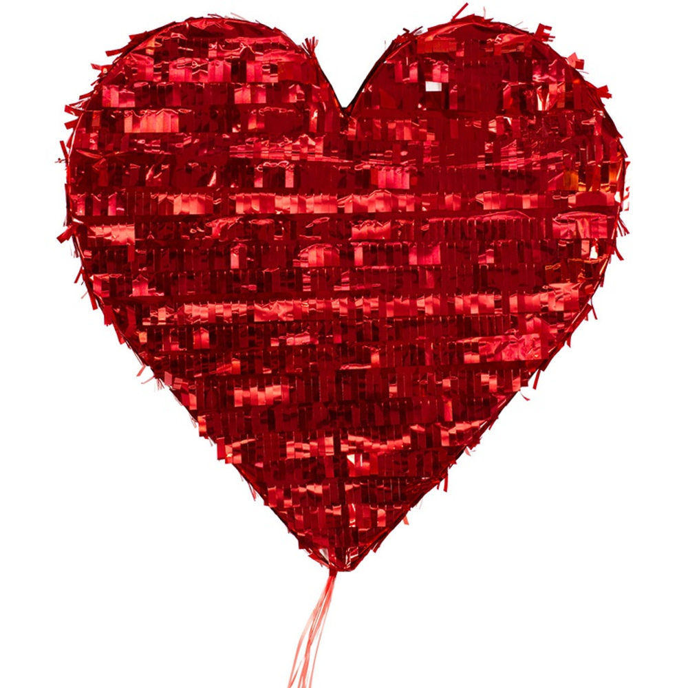 Пиньята «Сердце» с лентами, 50х10х50 см