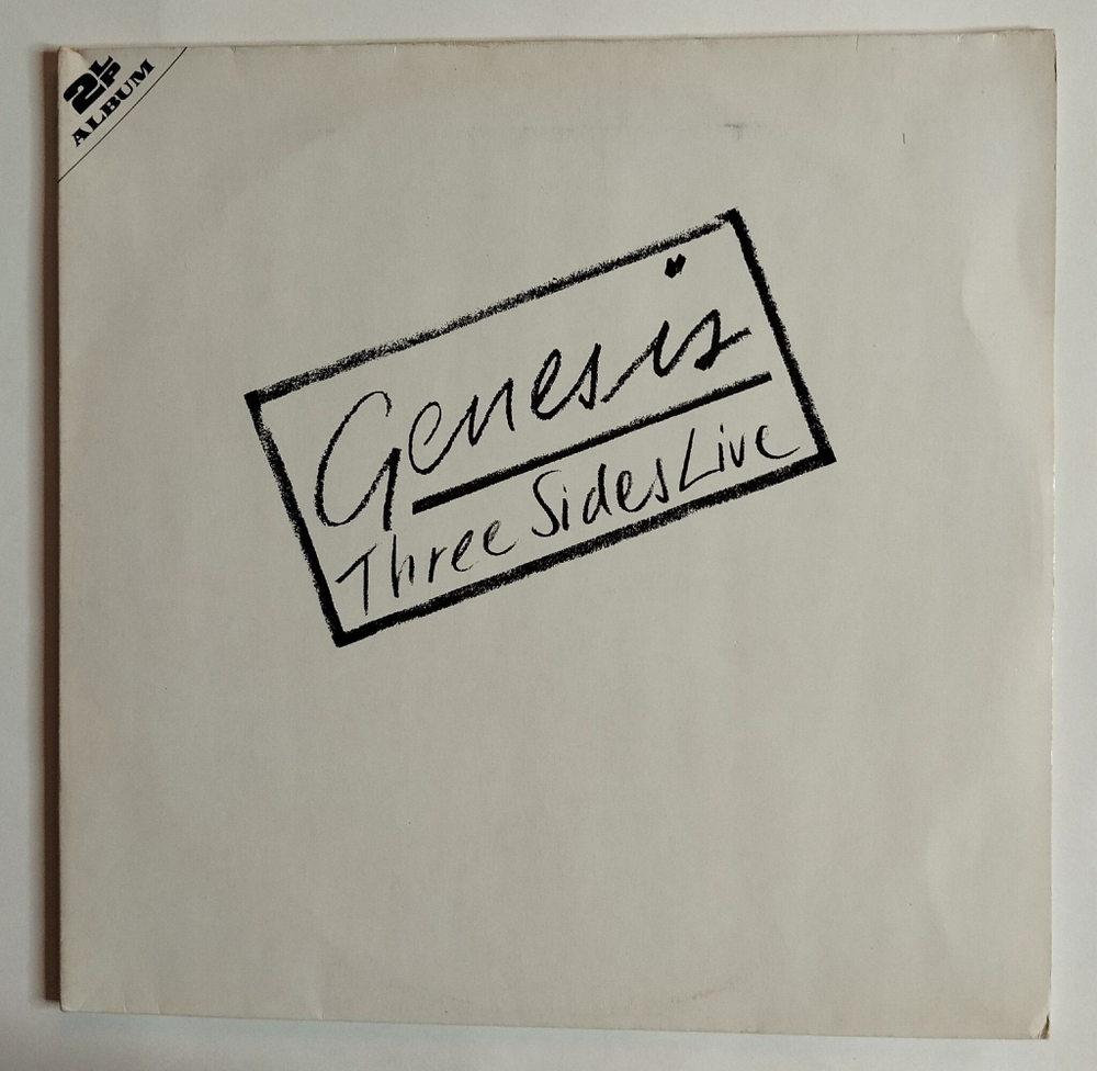 Винтажная виниловая пластинка LP Genesis Three Sides Live (Germany 1982)