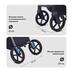 Детская коляска Rant Flex Therm Soft 4 в 1 с автокреслом Miro Black и база Stone Grey
