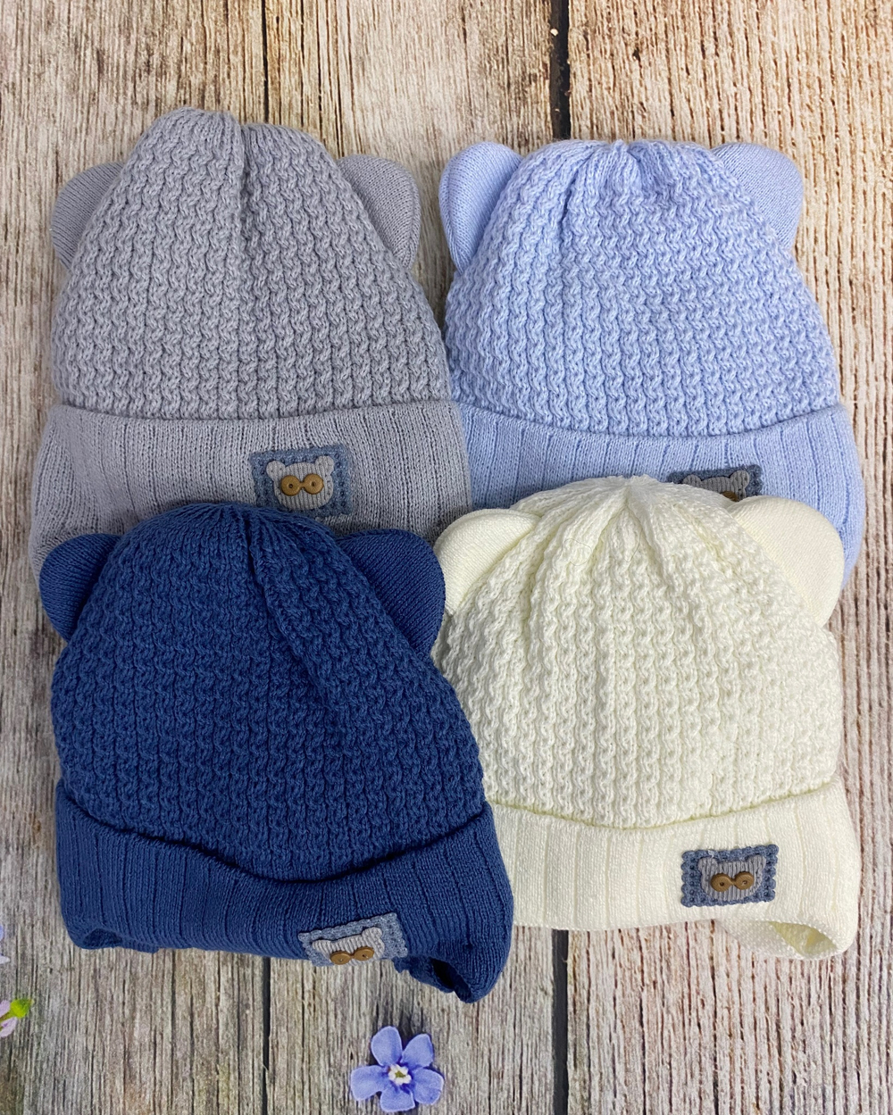 Шапка детская с ушками "Мишка"