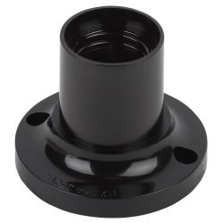 Патрон ЭРА Е27 подвесной бакелит, черный | Патроны, переходники, ПРА