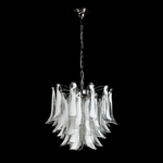Люстра Novaresi Tulipani White Chrome, 5 L