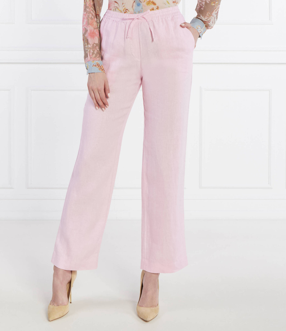 Льняное штаны Hoys string Sams\u00f8e Sams\u00f8e - пудро-розовый(F23900002)