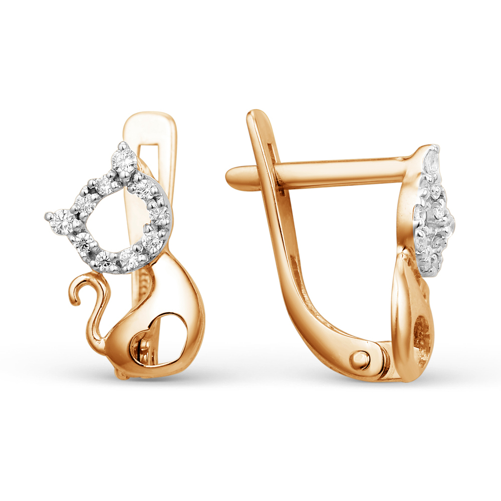 Серьги из золота 585 пробы