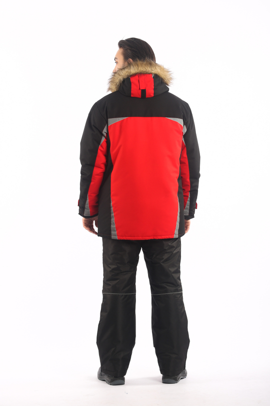 Куртка утепленная "Ультра" красный/черный