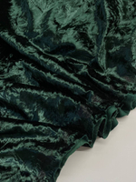 Бархат жатый вискоза с п/а и эластаном Burberry изумрудный