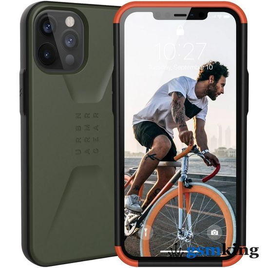 UAG Civilian Series Case for Apple iPhone 12/12 Pro Olive (Зелёный)11235D117272