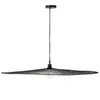 Подвесной светильник Makai Ø100 см, черный металл