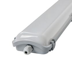 ULO-C41A T8x2-L128 IP65 WHITE Светильник линейный накладной. Без ламп. Цоколь G13. под лампы Т8 2х20Вт. TM Uniel